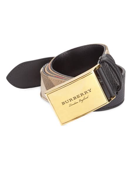 burberry george grainy check belt|Burberry Limited.